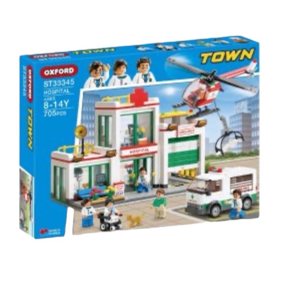 OXFORD BLOCKS, ST33349 Car Carrier, Town $100